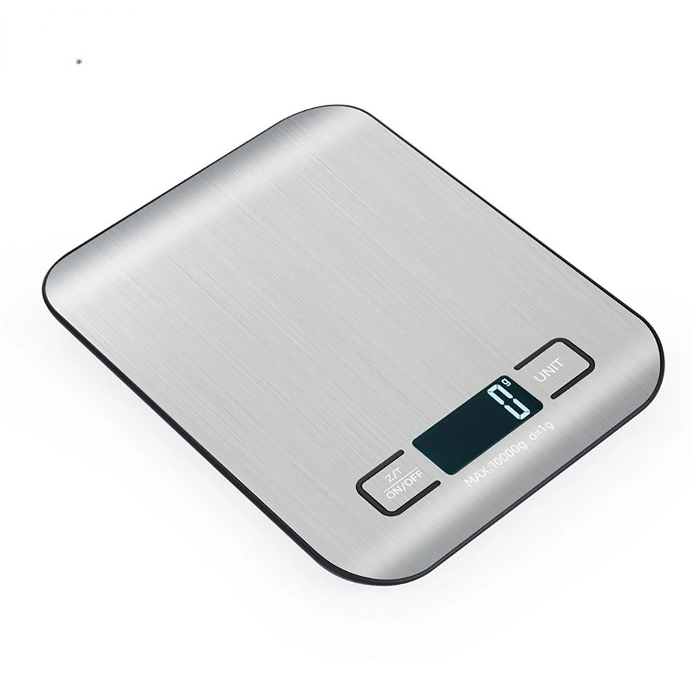 

Kitchen Scale Stainless Steel Weighing For Food Diet Postal Balance Measuring LCD Precision Electronic Scales