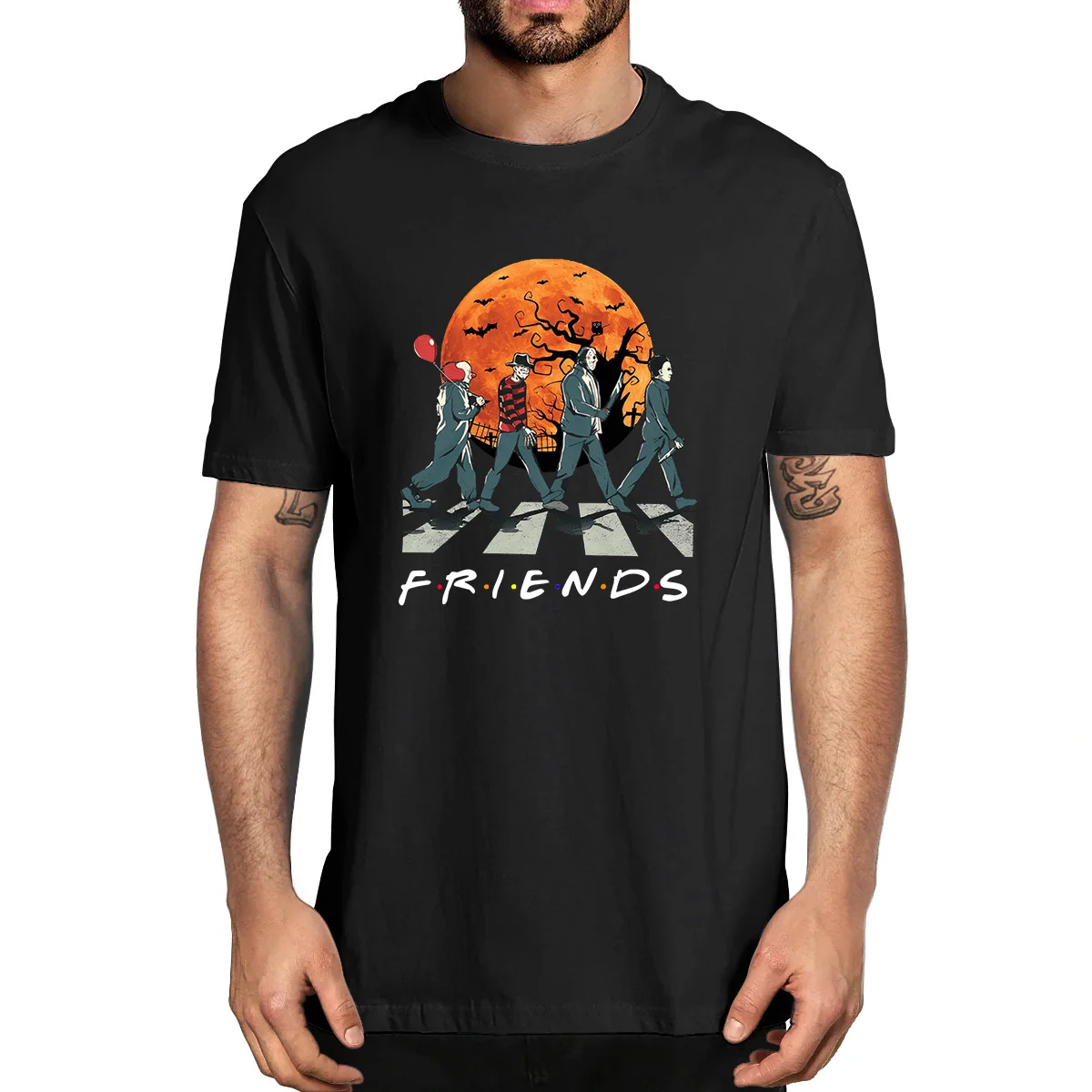 Футболка Мужская/Женская в стиле «ужасы», из 100% хлопка
Футболка Мужская/Женская в стиле «ужасы», из 100% хлопка