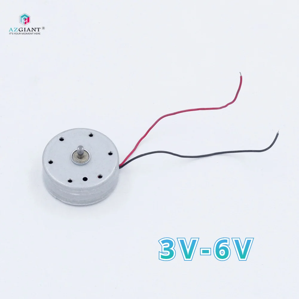 RF-400CA-12265 DC 3V-6V Motor 400 Micro Mini Motors 6V 11500RPM High Speed Motor W/Metal Brush for RC Model DIY Handmade iron
RF-400CA-12265 DC 3V-6V Motor 400 Micro Mini Motors 6V 11500RPM High Speed Motor W/Metal Brush for RC Model DIY Handmade iron