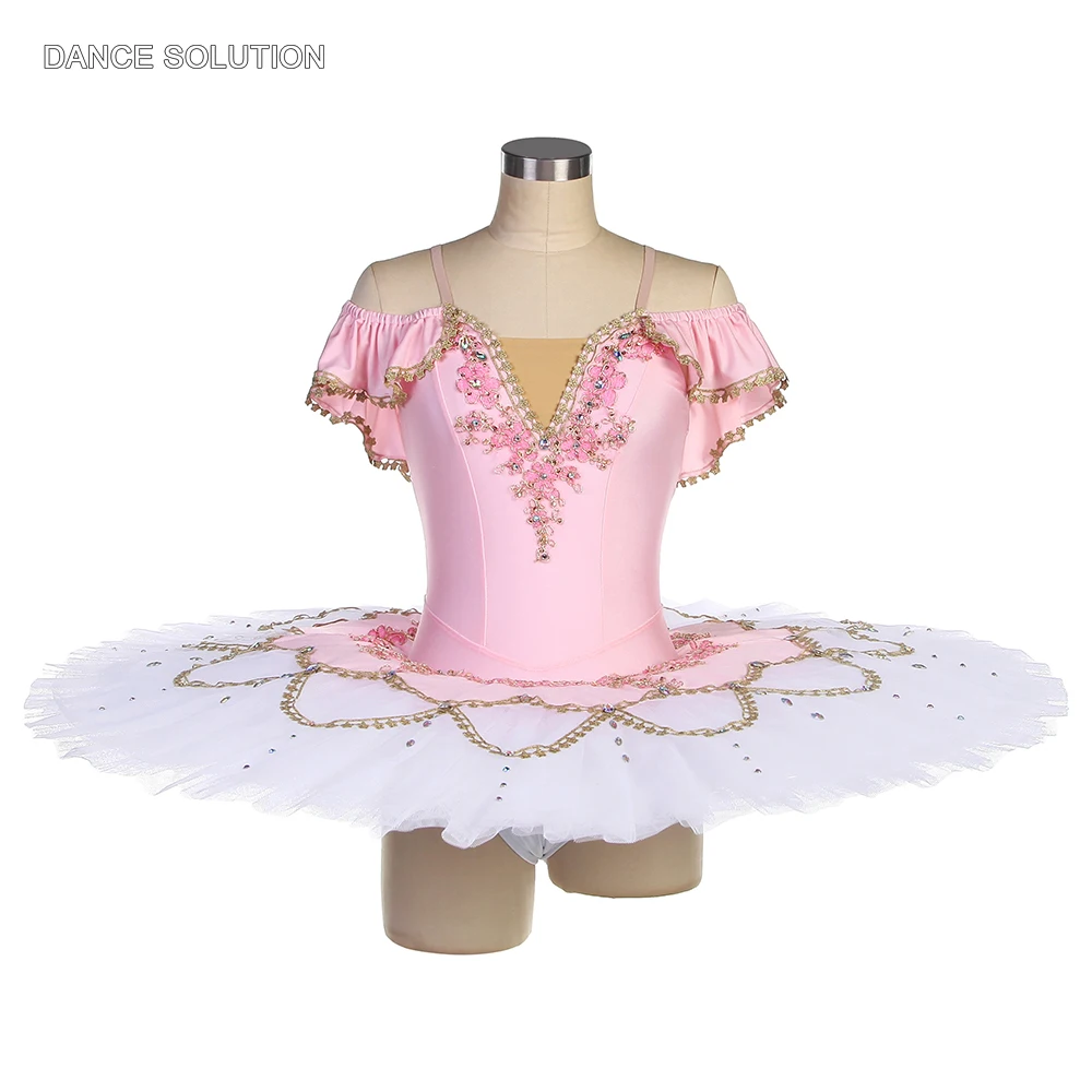 BLL552 Pink Spandex Bodice with White Tutu Skirt Off-shoulder Ballet Costumes for Women and Girls Stage Performance Dancewear
BLL552 Pink Spandex Bodice with White Tutu Skirt Off-shoulder Ballet Costumes for Women and Girls Stage Performance Dancewear