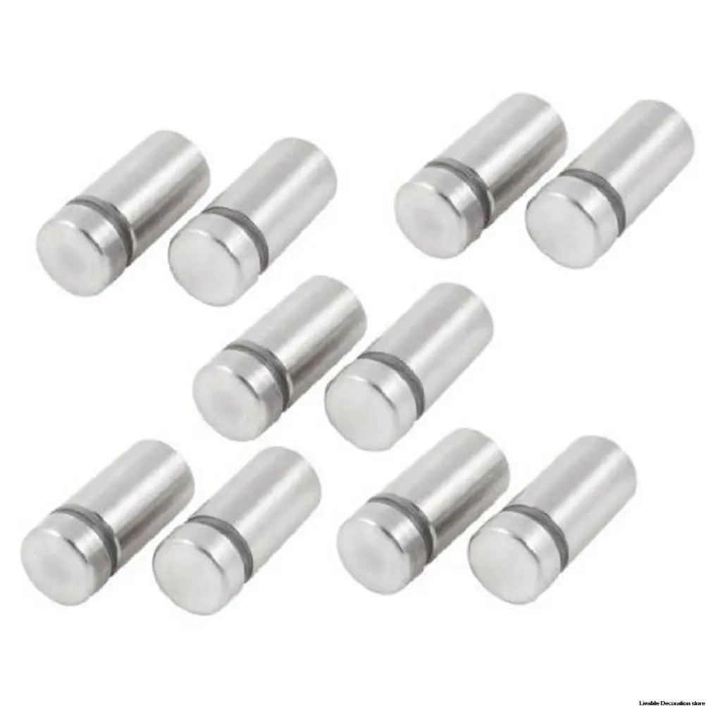 10PCS Stainless Stand Off Bolts Mount Standoffs Nails Advertisement Fixings Screws Mirror Glass Nail Fastener Screws
10PCS Stainless Stand Off Bolts Mount Standoffs Nails Advertisement Fixings Screws Mirror Glass Nail Fastener Screws