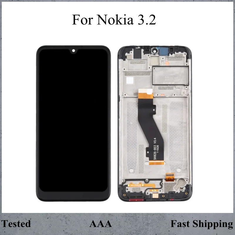 Screen For Nokia 3.2 LCD Display Touch Digitizer Assembly With Frame Replacement
Screen For Nokia 3.2 LCD Display Touch Digitizer Assembly With Frame Replacement