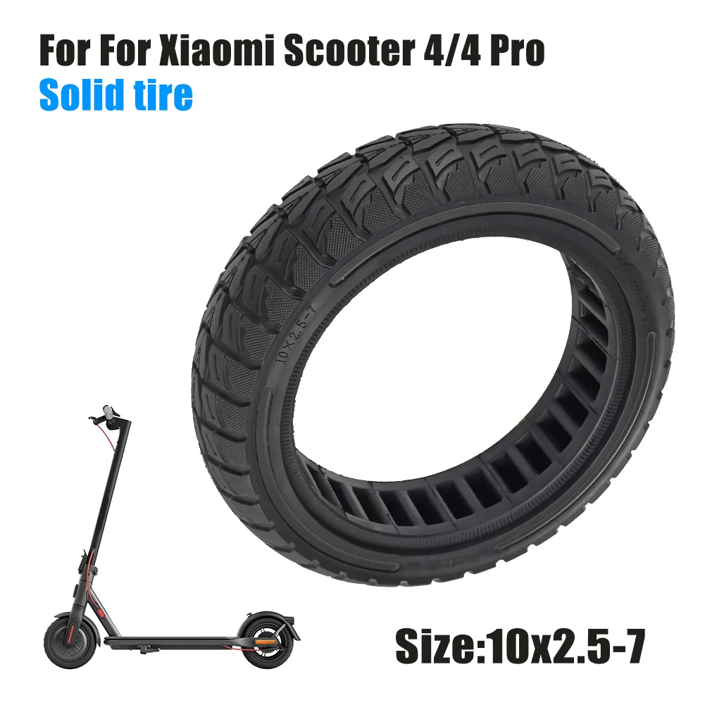10x2.5-7 Electric Scooter Solid Tire Replacement for Xiaomi Scooter 4 / 4pro Puncture-Resistant Explosion-Proof Wear-resistant
10x2.5-7 Electric Scooter Solid Tire Replacement for Xiaomi Scooter 4 / 4pro Puncture-Resistant Explosion-Proof Wear-resistant