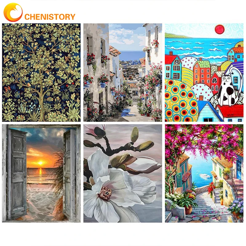 CHENISTORY Painting By Numbers DIY Crafts Landscape Oil Acrylic Paint Modern Canvas Adults Kits Picture For Home Decor Art Gift
CHENISTORY Painting By Numbers DIY Crafts Landscape Oil Acrylic Paint Modern Canvas Adults Kits Picture For Home Decor Art Gift