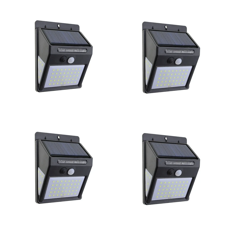 4Pcs Solar Lights Outdoor 3 Modes,50 LED Solar Security Light With Motion Sensor,IP65 Waterproof Solar Powered Lights
4Pcs Solar Lights Outdoor 3 Modes,50 LED Solar Security Light With Motion Sensor,IP65 Waterproof Solar Powered Lights