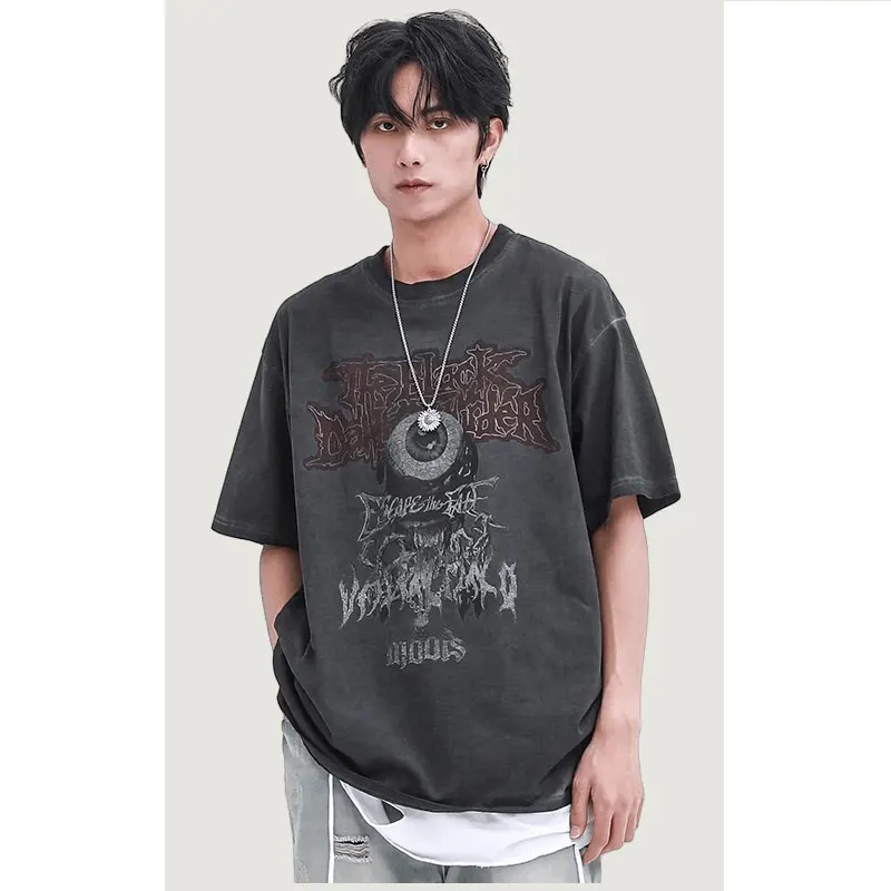 CHICVOY Streetwear T Shirt Dark Style Evil Eye Print Harajuku Tshirt Unisex Cotton Casual Casual Short Sleeve Oversize Tops Tees
CHICVOY Streetwear T Shirt Dark Style Evil Eye Print Harajuku Tshirt Unisex Cotton Casual Casual Short Sleeve Oversize Tops Tees