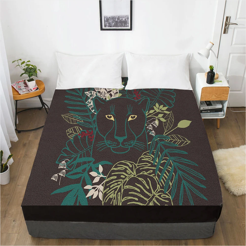 1pc Elastic fitted sheet bed sheet With An Elastic Band Customizable size Mattress Cover Bed cover Bedding tropic leopard
1pc Elastic fitted sheet bed sheet With An Elastic Band Customizable size Mattress Cover Bed cover Bedding tropic leopard