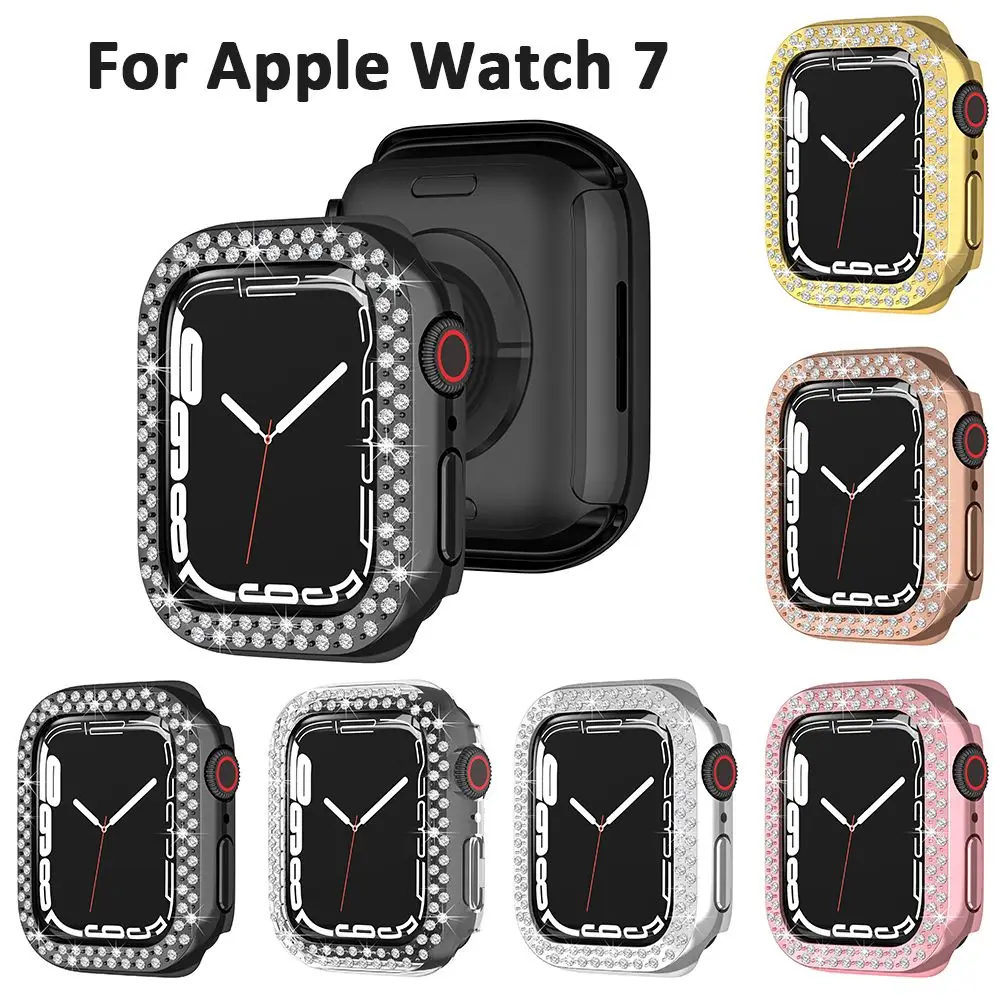 Diamond Case For Apple Watch 7 41mm 45mm Diamond Case Cover F Accessories Bling Bumper Protector Cover
Diamond Case For Apple Watch 7 41mm 45mm Diamond Case Cover F Accessories Bling Bumper Protector Cover