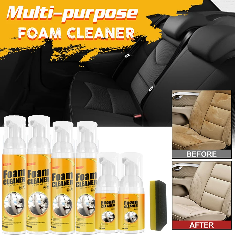 2PCS Multi-Purpose Foam Cleaner Rust Remover Cleaning Car House Seat Car Interior Accessories Home Kitchen Cleaning Foam Spray
2PCS Multi-Purpose Foam Cleaner Rust Remover Cleaning Car House Seat Car Interior Accessories Home Kitchen Cleaning Foam Spray