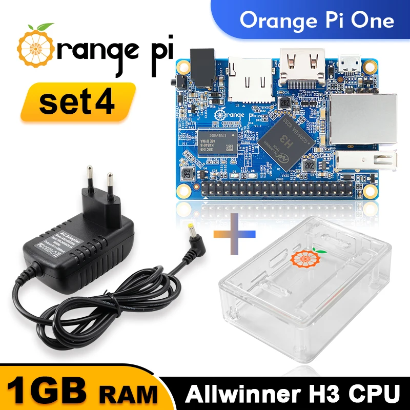 Clearance Orange Pi One + Power Supply + Case Single Board Computer 1G RAM Allwinner H3 Development Board Support Android4.4
Clearance Orange Pi One + Power Supply + Case Single Board Computer 1G RAM Allwinner H3 Development Board Support Android4.4