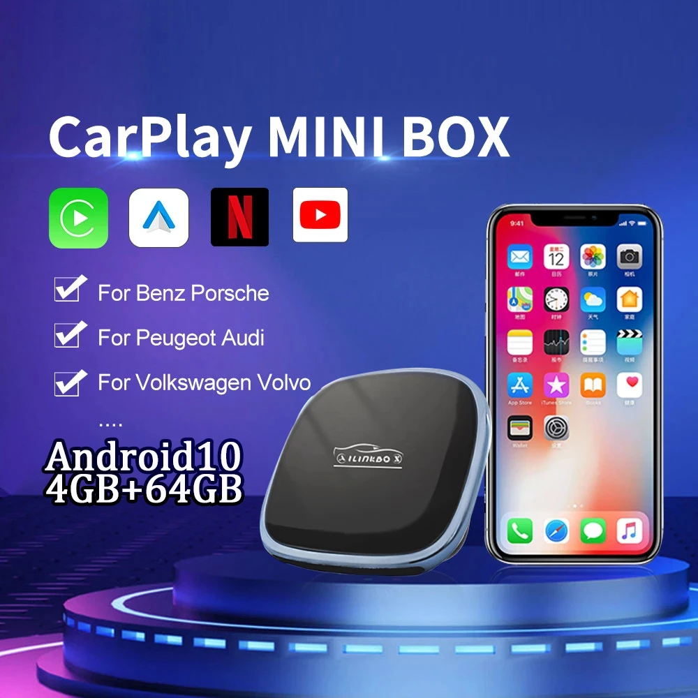 UX999 Max Car AI Box Android10 Wireless CarPlay Android-auto 4G LTE SIM Mirror Shell Qualcomm 8 Core USB Youtube Netfix Free
UX999 Max Car AI Box Android10 Wireless CarPlay Android-auto 4G LTE SIM Mirror Shell Qualcomm 8 Core USB Youtube Netfix Free