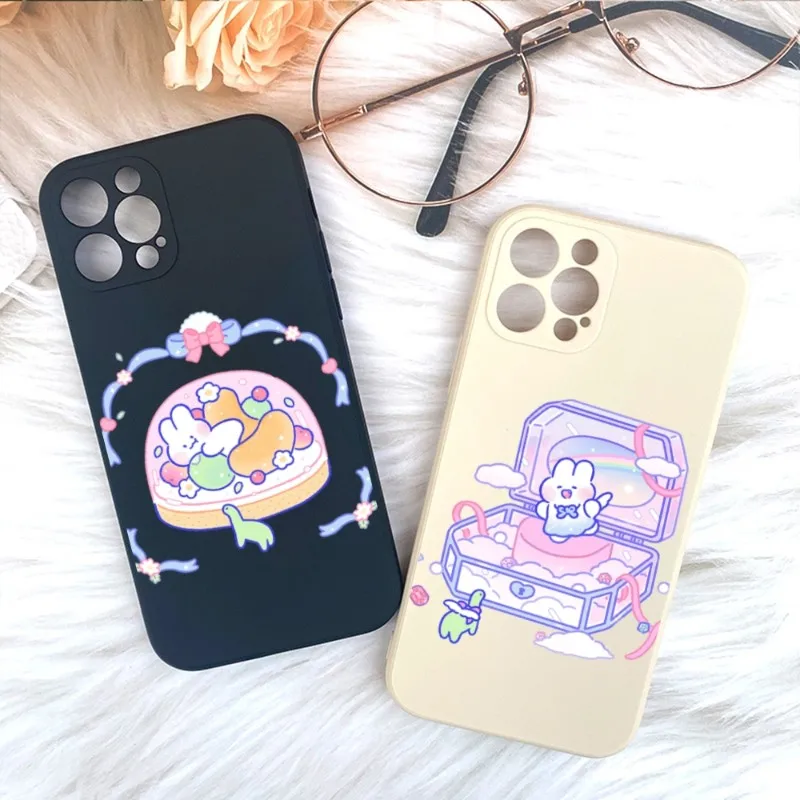 Kawaii Rabbit Phone Case For IPhone 14 11 12 13 Pro Max X XR XS Max 6 6S 7 8 Plus SE 2022 Liquid Square Color Phone Cover
Kawaii Rabbit Phone Case For IPhone 14 11 12 13 Pro Max X XR XS Max 6 6S 7 8 Plus SE 2022 Liquid Square Color Phone Cover