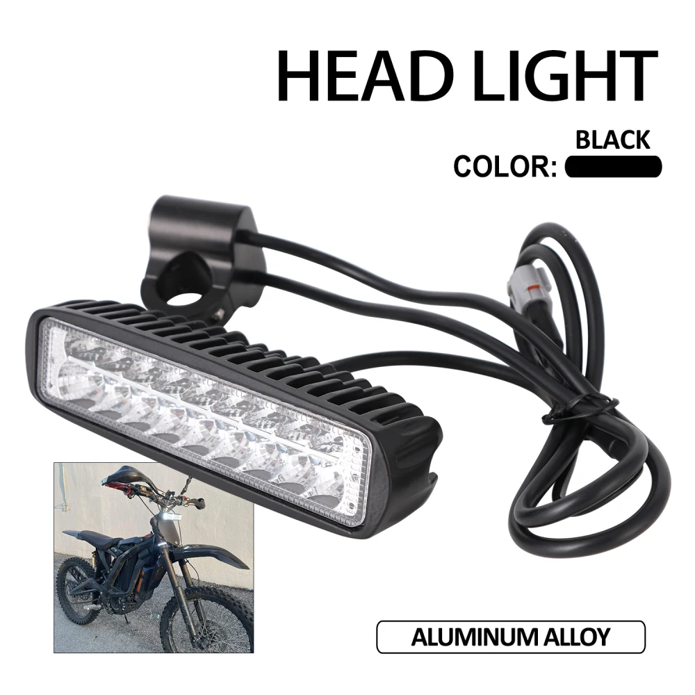 Motorcycle LED Aluminium alloy Front Headlight Head Light With Switch For Surrun Sur-ron Sur ron Light bee X S Segway X160 X260
Motorcycle LED Aluminium alloy Front Headlight Head Light With Switch For Surrun Sur-ron Sur ron Light bee X S Segway X160 X260