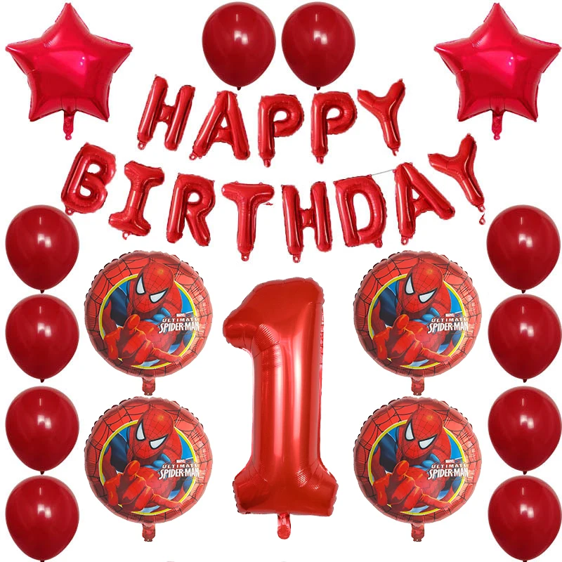 30Pcs Blue Spiderman Balloons Set Red Spider Man Air Globos Children Birthday Party Baby Shower Home Decorations Kids Toys Gifts
30Pcs Blue Spiderman Balloons Set Red Spider Man Air Globos Children Birthday Party Baby Shower Home Decorations Kids Toys Gifts