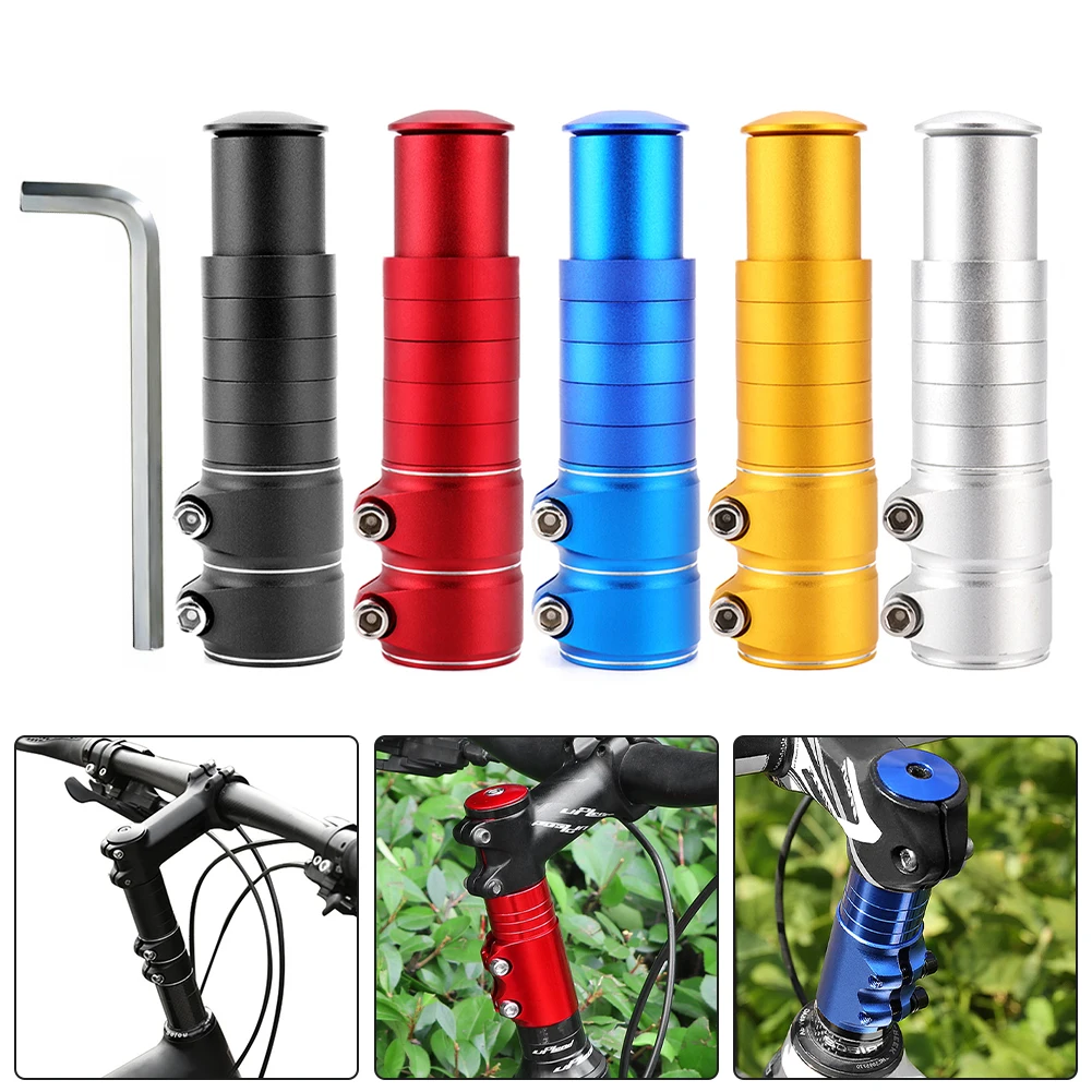Bicycle Stem Increased Control Tube 28.6mm Aluminum Alloy Extend Cycling Bike Handlebar Heighten Front Fork Bike Accessorie
Bicycle Stem Increased Control Tube 28.6mm Aluminum Alloy Extend Cycling Bike Handlebar Heighten Front Fork Bike Accessorie