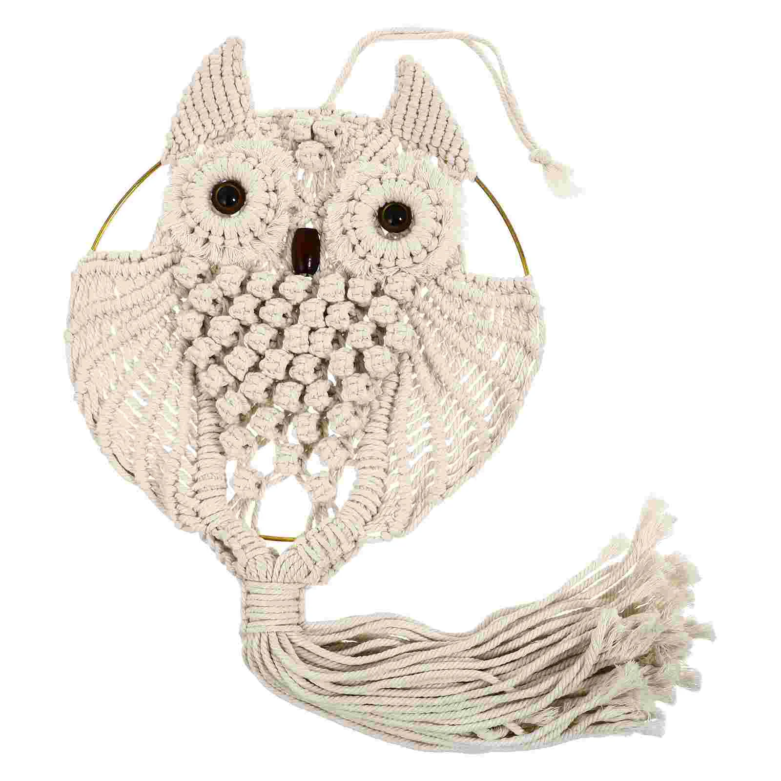 Retro Tapestry Owl Hand-Woven Hanging Decor Tassel Nordic Modeling Adornment Manual 85x31cm Wall Cotton Tapestries
Retro Tapestry Owl Hand-Woven Hanging Decor Tassel Nordic Modeling Adornment Manual 85x31cm Wall Cotton Tapestries