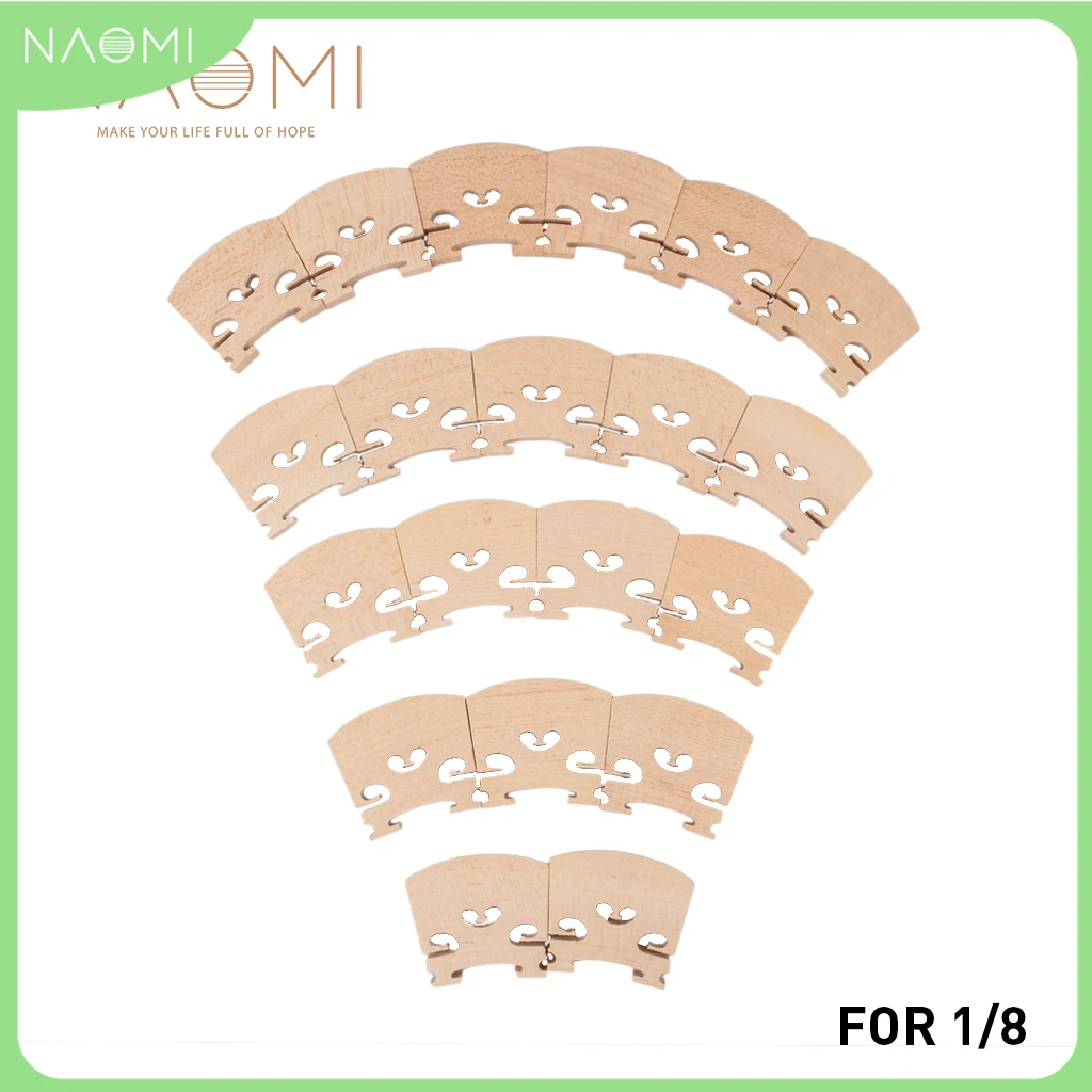 NAOMI 1/8 Violin Bridge 20 Pcs Maple Violin Bridge For 1/8 Violin Maple Wood Violin Parts Accessories New
NAOMI 1/8 Violin Bridge 20 Pcs Maple Violin Bridge For 1/8 Violin Maple Wood Violin Parts Accessories New