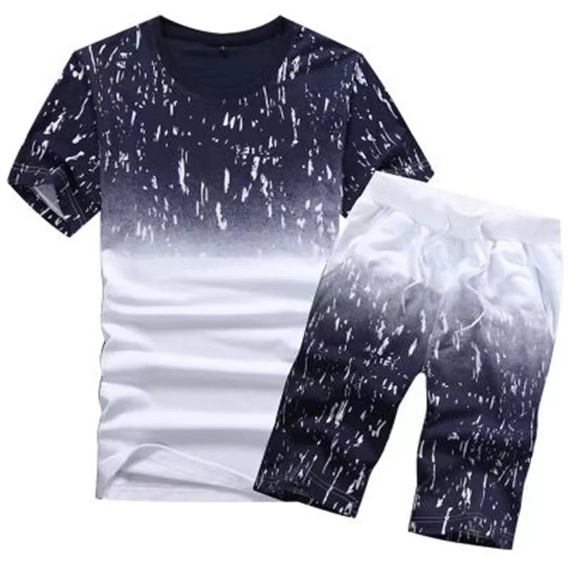 Men's Tracksuits summer men's sets fitness wear short-sleeved T-shirts+Pant set cotton brand Men's clothing
Men's Tracksuits summer men's sets fitness wear short-sleeved T-shirts+Pant set cotton brand Men's clothing