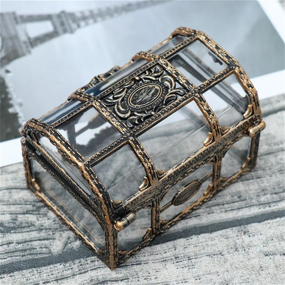 Retro Plastic Transparent Pirate Treasure Box Crystal Gems Jewelry Storage Box Organizer Trinket Keepsake Gold Coin Storage Case
Retro Plastic Transparent Pirate Treasure Box Crystal Gems Jewelry Storage Box Organizer Trinket Keepsake Gold Coin Storage Case