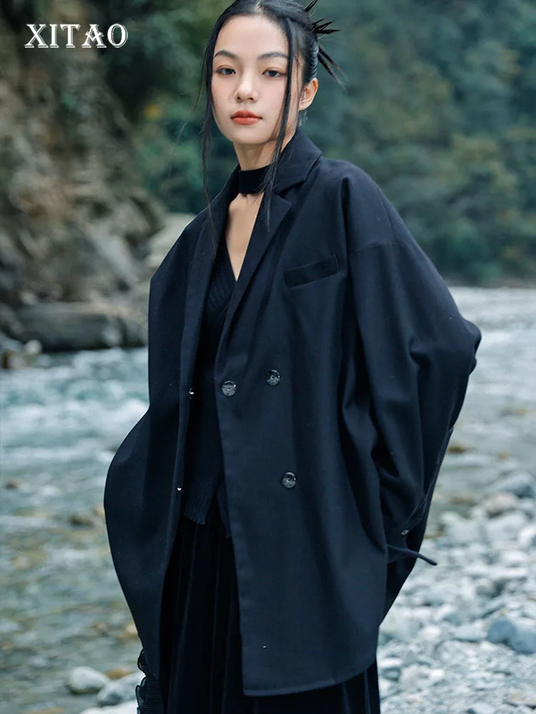 XITAO Solid Color Loose Covered Button Tailored Coat Turn Down Collar 2022 Autumn New Arrival Casual Fashion All Match FBB1030
XITAO Solid Color Loose Covered Button Tailored Coat Turn Down Collar 2022 Autumn New Arrival Casual Fashion All Match FBB1030