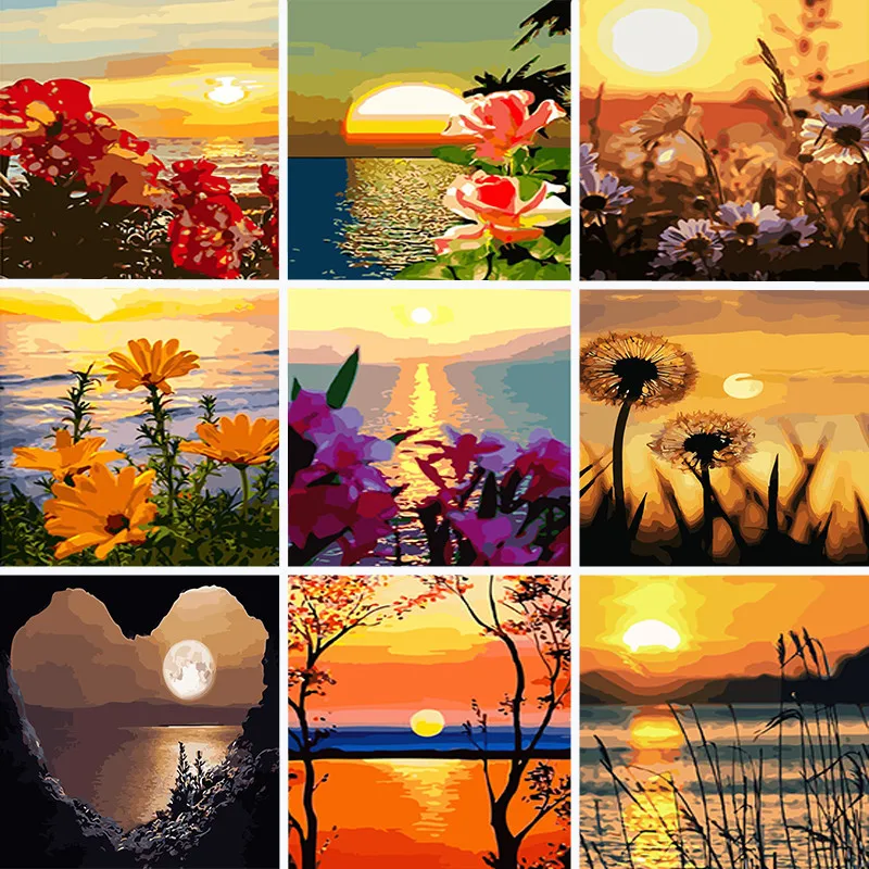 40x50cm Paint By Numbers Sunset Landscape Kits Drawing Canvas Handpainted Home Decor DIY Scenery Figure Oil Painting Kids Gift
40x50cm Paint By Numbers Sunset Landscape Kits Drawing Canvas Handpainted Home Decor DIY Scenery Figure Oil Painting Kids Gift