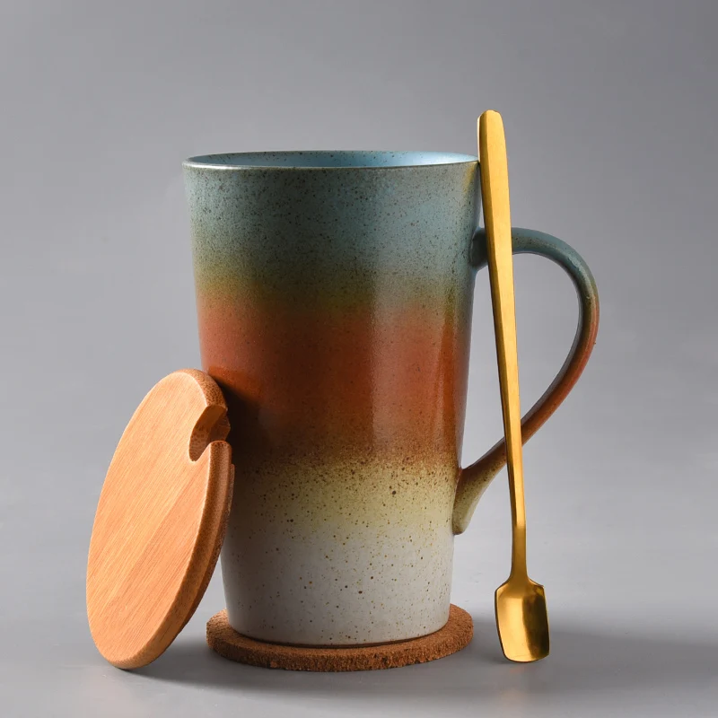 

Nordic Ceramic Vintage Mugs Creativity Home Mug Coffee Cups Couple Minimalist High Quality Luxury Tazas Originales Mug Cute Cup