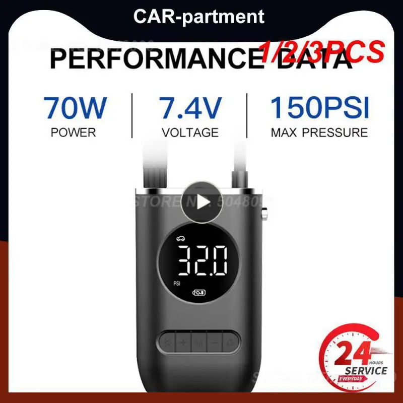 1/2/3PCS Electric Inflator Pump Portable Mini Wireless Smart Digital Air Compressor Tire Pressure Detection For Car Bike
1/2/3PCS Electric Inflator Pump Portable Mini Wireless Smart Digital Air Compressor Tire Pressure Detection For Car Bike