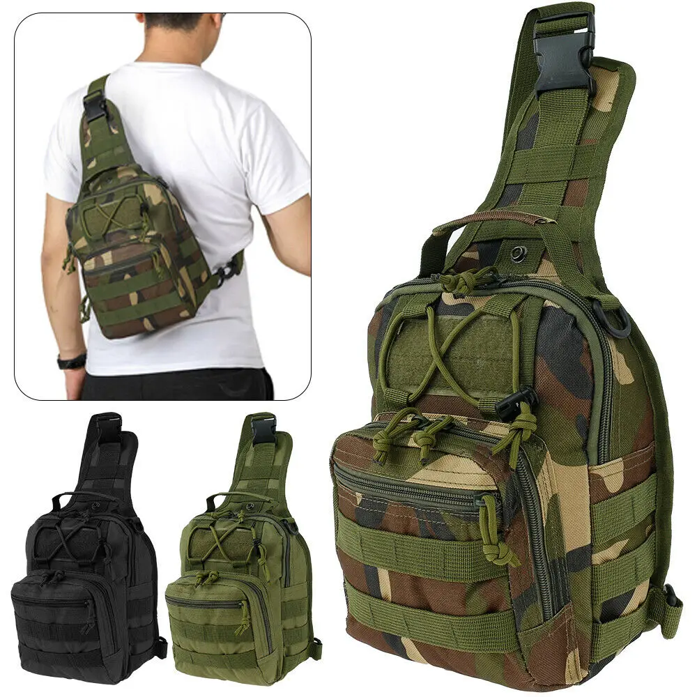 Men Shoulder Bag Military Waterproof Crossbody Handbag Tactical Bag Camouflage Small Cycling Outdoor Sports Chest
Men Shoulder Bag Military Waterproof Crossbody Handbag Tactical Bag Camouflage Small Cycling Outdoor Sports Chest