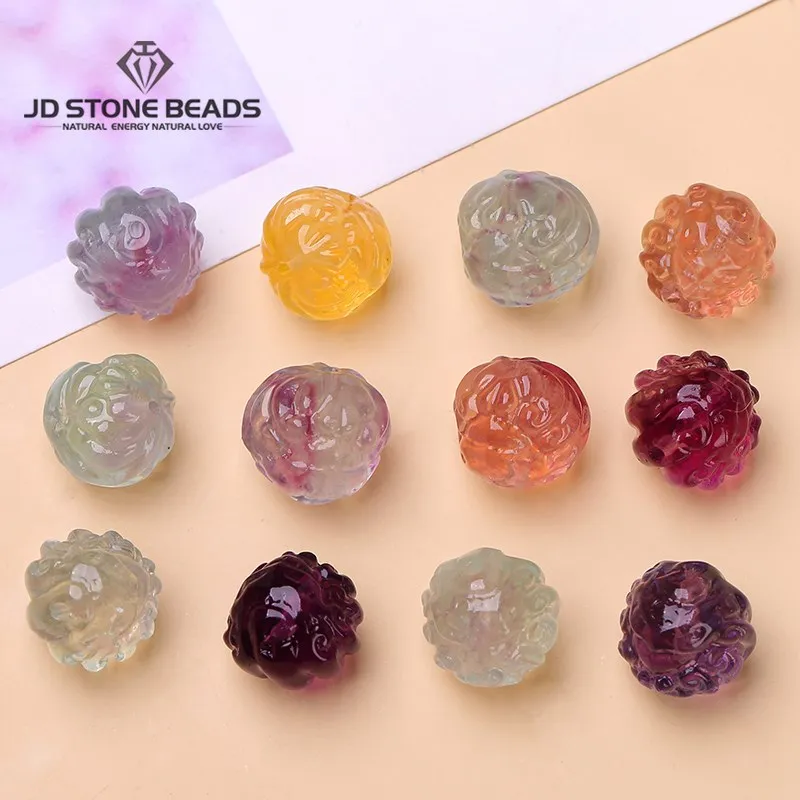 10 Pcs/lot Natural Fluorite Crystal Carved Lion Head Shape Bead Random Color Pendant Charms For Jewelry Making Diy Bracelet
10 Pcs/lot Natural Fluorite Crystal Carved Lion Head Shape Bead Random Color Pendant Charms For Jewelry Making Diy Bracelet