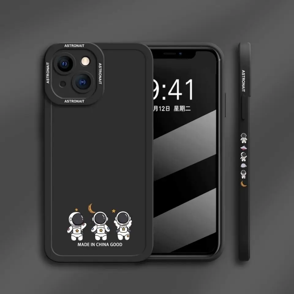 Cartoon Astronaut Phone Case for iPhone 13 13Pro 12 12Pro 11 Pro X XS Max XR 7 8 Plus SE Anti-Fall Soft Protective Covers
Cartoon Astronaut Phone Case for iPhone 13 13Pro 12 12Pro 11 Pro X XS Max XR 7 8 Plus SE Anti-Fall Soft Protective Covers