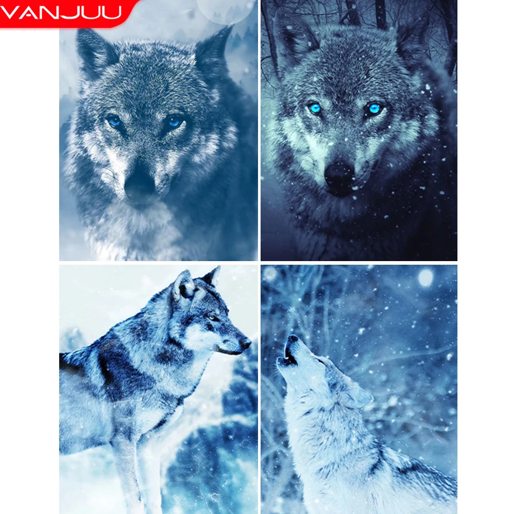 Wolf Diamond Painting 5D Diamond Embroidery Snow Animal Mosaic Full Square/Round Drill DIY Wall Art Home Decor
Wolf Diamond Painting 5D Diamond Embroidery Snow Animal Mosaic Full Square/Round Drill DIY Wall Art Home Decor