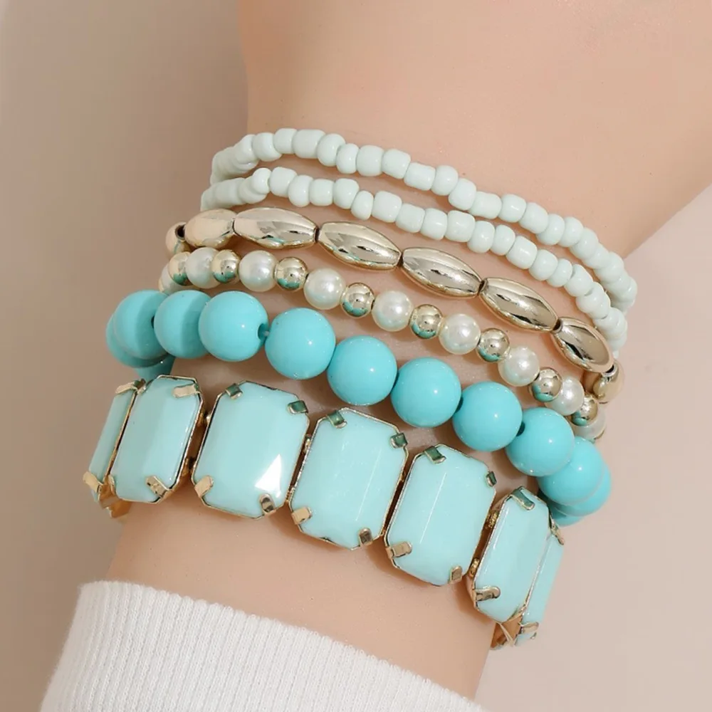 Europe And The United States Bracelet For Woman Acrylic 6 Piece Contracted CCB Meters Bead Bracelet Bohemian Girl Accessories
Europe And The United States Bracelet For Woman Acrylic 6 Piece Contracted CCB Meters Bead Bracelet Bohemian Girl Accessories