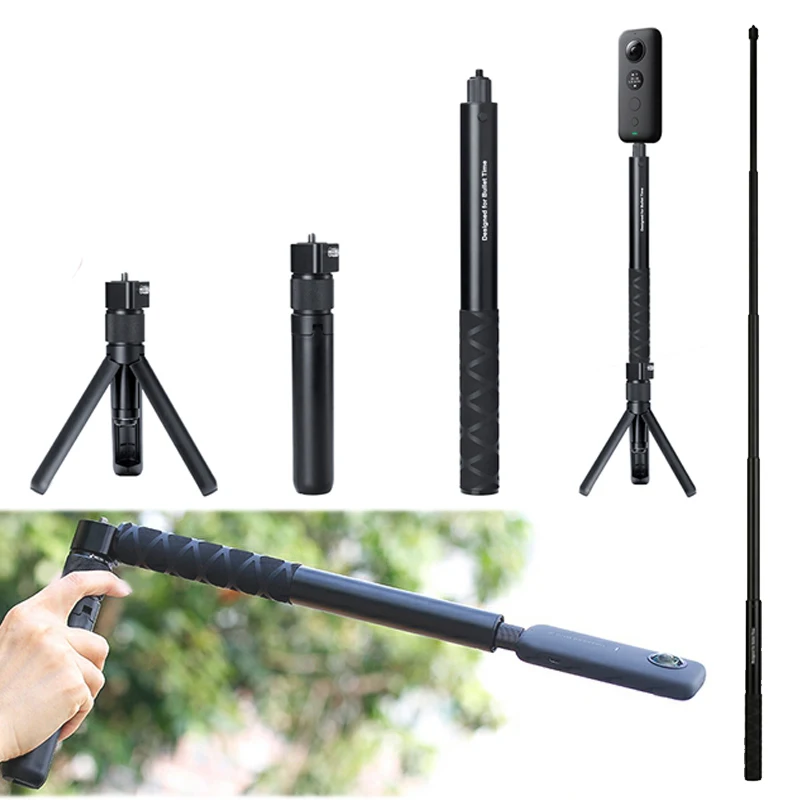 Selfie Stick Bullet Time Handheld Tripod for Insta360 One X One R Plus EVO Invisible Selfie Stick Universal Insta360 Accessories
Selfie Stick Bullet Time Handheld Tripod for Insta360 One X One R Plus EVO Invisible Selfie Stick Universal Insta360 Accessories