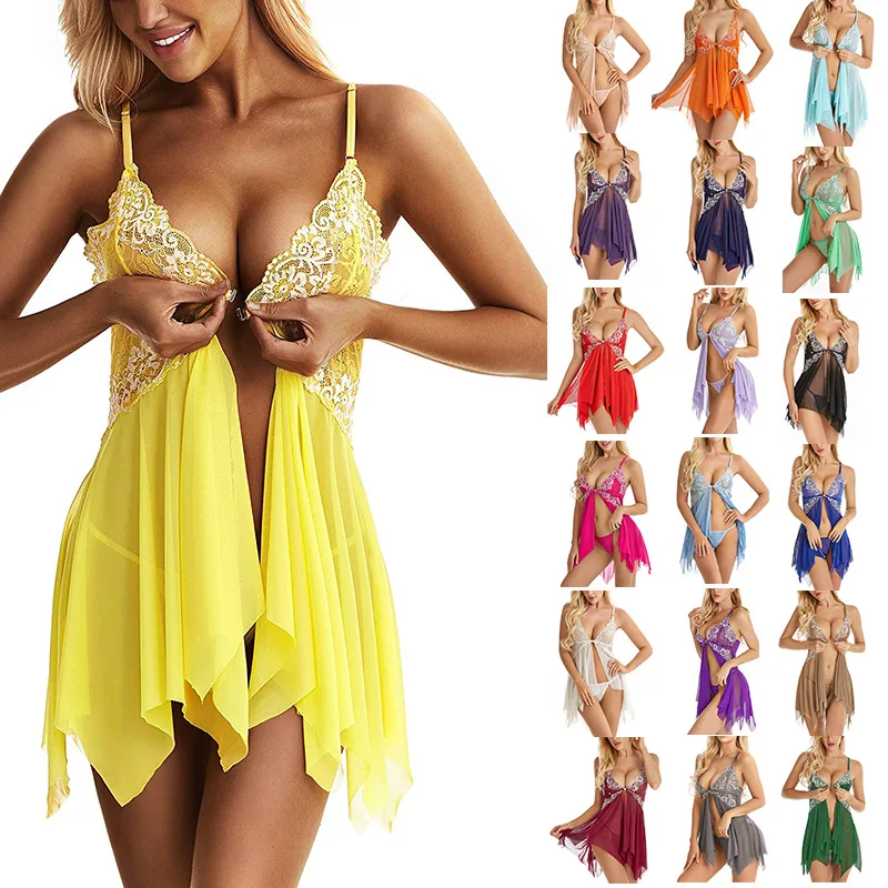 Plus Size Slutty Clothes Sexy Women Sleepwear Hot Lingerie Porno Lingerie Women Front Closure Babydoll Lace Mesh Sleepwear 
Plus Size Slutty Clothes Sexy Women Sleepwear Hot Lingerie Porno Lingerie Women Front Closure Babydoll Lace Mesh Sleepwear