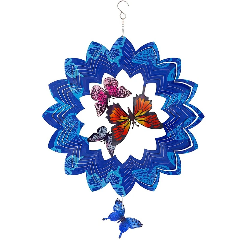 Wind Spinners Home Garden Decor, Patio Yard Backyard Outdoor Art Outside Decorations 3D Butterfly Metal Decoration,Lawn
Wind Spinners Home Garden Decor, Patio Yard Backyard Outdoor Art Outside Decorations 3D Butterfly Metal Decoration,Lawn