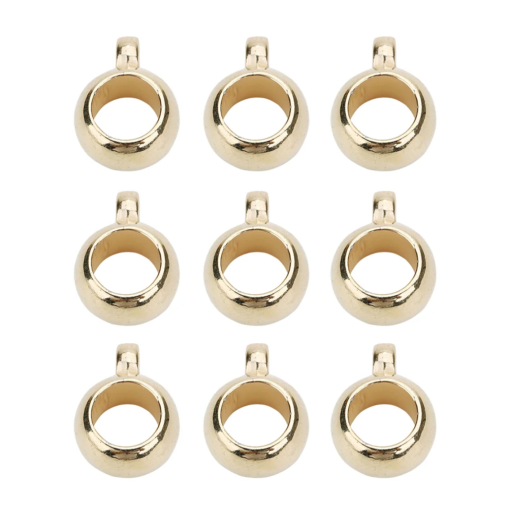 100pcs Bail Beads Connector Bail Tube Spacer Bail Beads Charms DIY Jewelry Accessories for Bracelet Necklace Making Golden 5mm
100pcs Bail Beads Connector Bail Tube Spacer Bail Beads Charms DIY Jewelry Accessories for Bracelet Necklace Making Golden 5mm