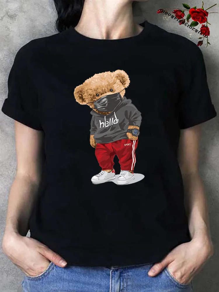 Summer Casual 100% Cotton Women's T-shirt Top Hot Selling Interesting Golf Bear Pint Women's T-shirt Short Sleeve Top Men's
Summer Casual 100% Cotton Women's T-shirt Top Hot Selling Interesting Golf Bear Pint Women's T-shirt Short Sleeve Top Men's