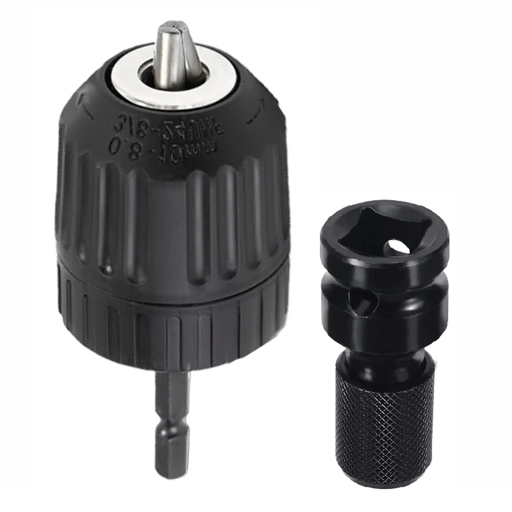 1/2" Square To 1/4" Hex Ratchet Socket Adapter Keyless Drill Chuck Adapter Chuck Conversion Tool
1/2" Square To 1/4" Hex Ratchet Socket Adapter Keyless Drill Chuck Adapter Chuck Conversion Tool