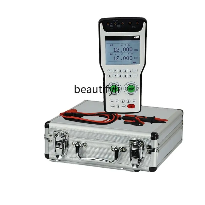 

zqSignal Generator Signal Source Current Voltage Pulse Temperature Analog Handheld Process Calibrator B00