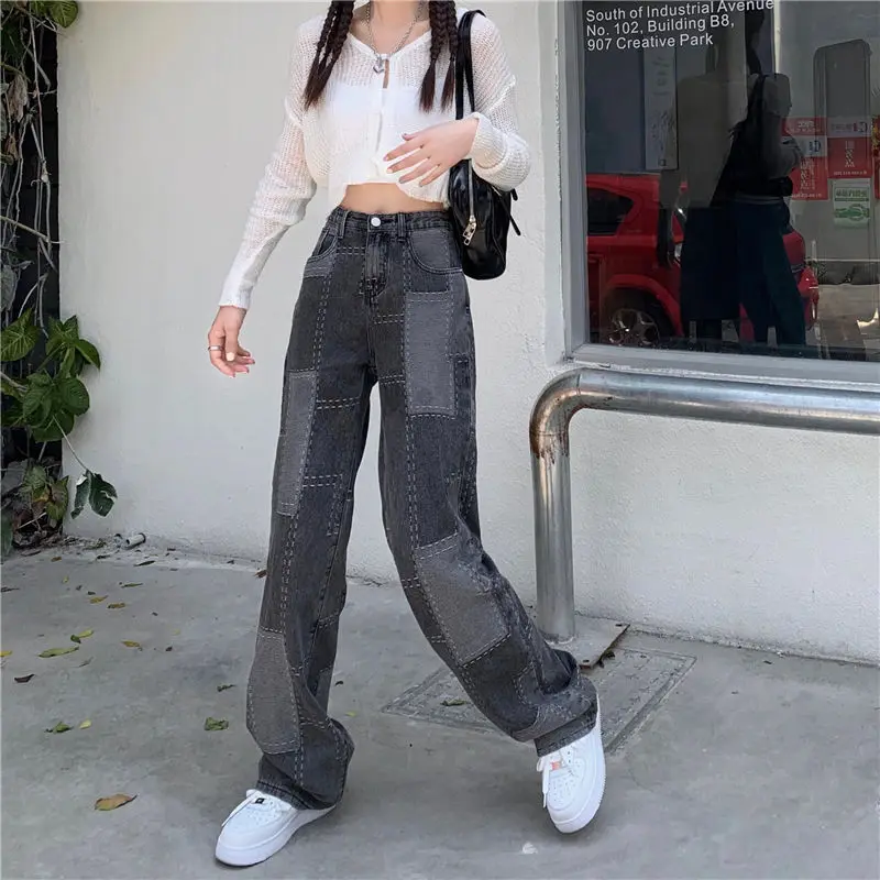BTFG Autumn New Large Size Stitching Retro Y2k Design Pants Fashion Street Ins Straight Loose Slim Wide Leg Pants Jeans Tide
BTFG Autumn New Large Size Stitching Retro Y2k Design Pants Fashion Street Ins Straight Loose Slim Wide Leg Pants Jeans Tide