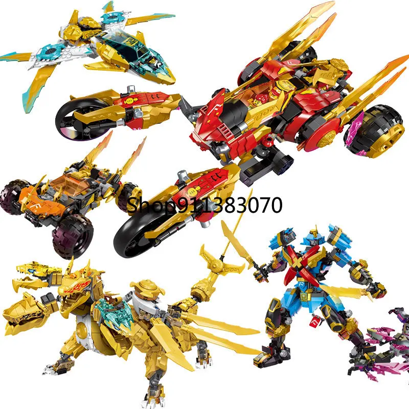 MOC Ninja Golden Ultra Dragon Knight Mecha строительные блоки кирпичи игрушки детские подарки
MOC Ninja Golden Ultra Dragon Knight Mecha строительные блоки кирпичи игрушки детские подарки