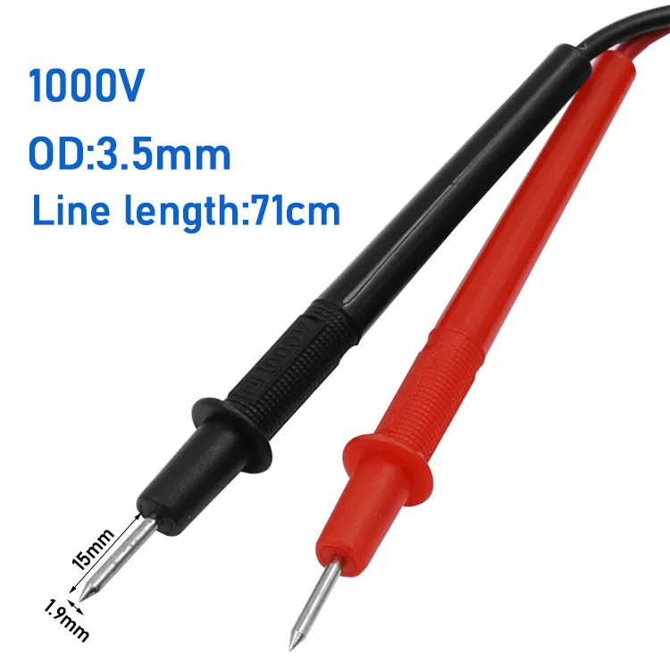 1 Pair Of Universal 1000v 10A Multimeter Test Probe Leads For Multimeter Tester Cable Tool For General Purpose Measurements
1 Pair Of Universal 1000v 10A Multimeter Test Probe Leads For Multimeter Tester Cable Tool For General Purpose Measurements