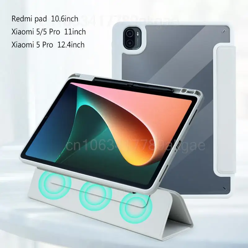 Tablet Case for Xiaomi Pad 5 Pro 11in 12.4in2022Magnetic Split Protective Cover Magnet Separation Redmi Pad 10.6inAutomatic Wake
Tablet Case for Xiaomi Pad 5 Pro 11in 12.4in2022Magnetic Split Protective Cover Magnet Separation Redmi Pad 10.6inAutomatic Wake