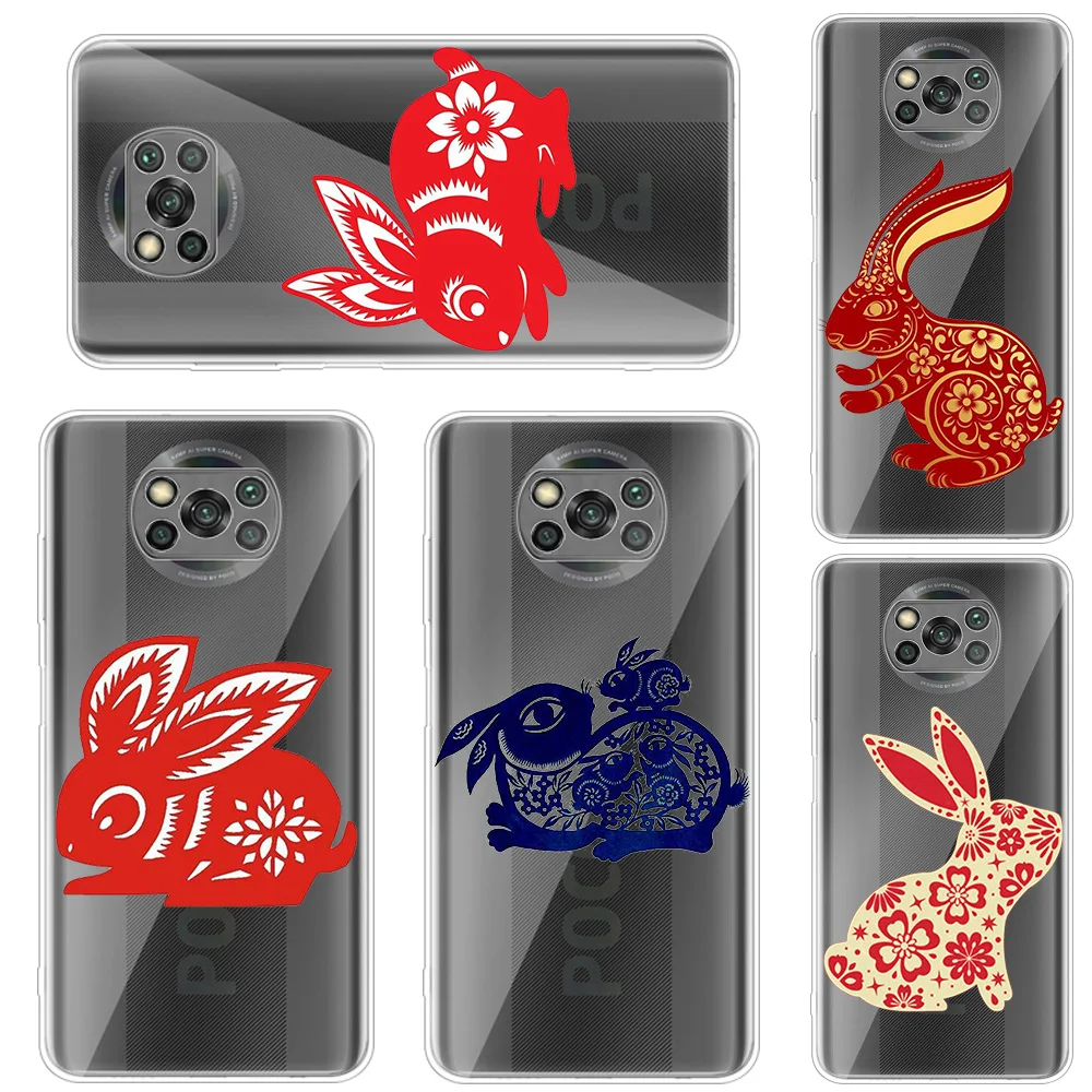 Transparent Soft Case For Xiaomi Poco X3 NFC Por M3 F3 F1 Note 11 10 Pro 9S 9 10S 8 7 8T K40 Phone Cover Paper Cuttings Rabbit
Transparent Soft Case For Xiaomi Poco X3 NFC Por M3 F3 F1 Note 11 10 Pro 9S 9 10S 8 7 8T K40 Phone Cover Paper Cuttings Rabbit