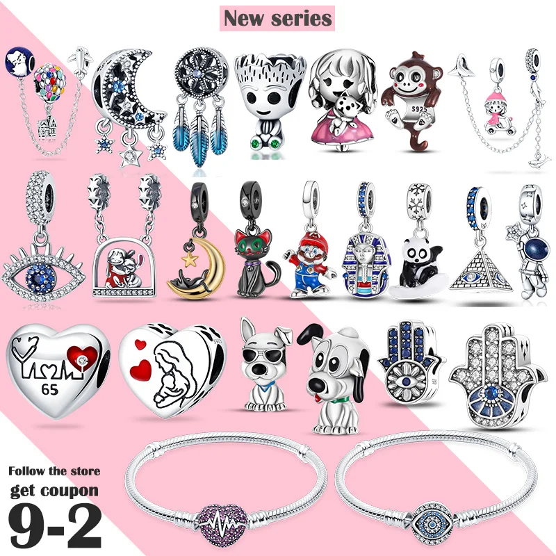 2022 925 silver jewelry new skateboard panda charm charm informer Death Artifact magician Fits Original Pandora Women's Bracelet
2022 925 silver jewelry new skateboard panda charm charm informer Death Artifact magician Fits Original Pandora Women's Bracelet