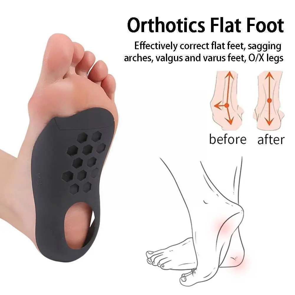 

Ортопедические силиконовые гелевые стельки для обуви, вставки под ноги, Подошвенный Фасциит, стельки для ухода за ногами, красота, здоровье J7O1