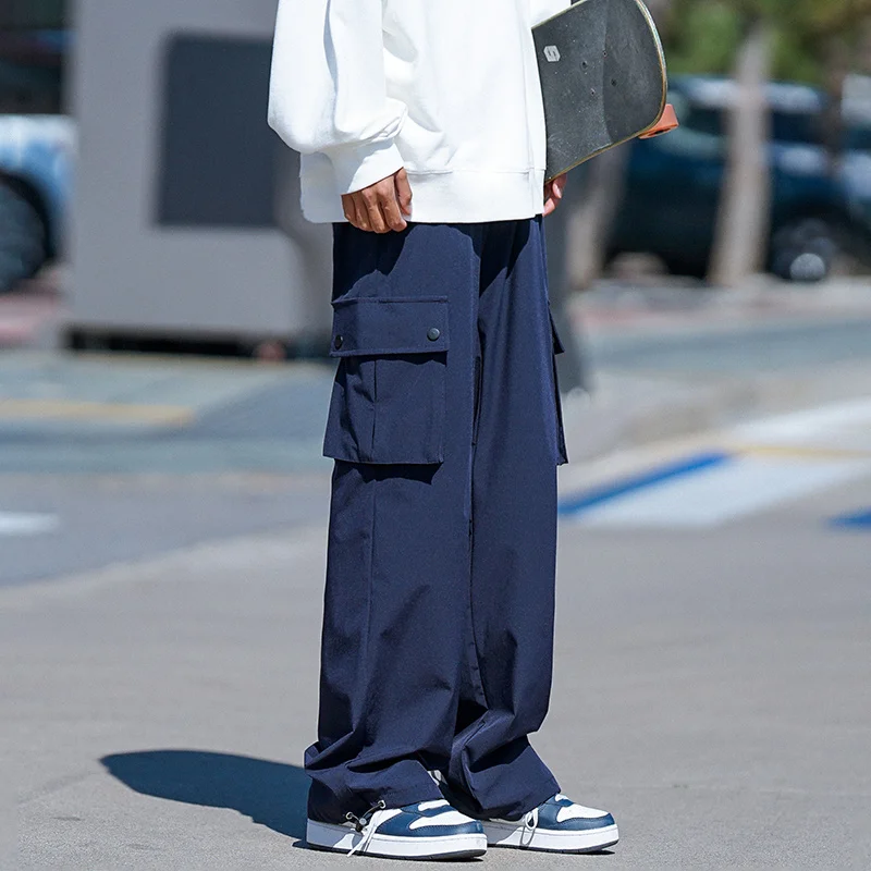 Autumn Cotton Cargo Pants Men Fashion Pocket Casual Pants Men Japanese Streetwear Hip Hop Loose Straight Pants Mens Trousers
Autumn Cotton Cargo Pants Men Fashion Pocket Casual Pants Men Japanese Streetwear Hip Hop Loose Straight Pants Mens Trousers