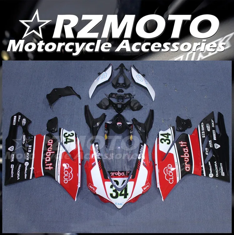 Injection Mold New ABS Motorcycle Fairings Kit Fit for Ducati 959 1299 Panigale s 2015 2016 15 16 Bodywork set Custom Red 34
Injection Mold New ABS Motorcycle Fairings Kit Fit for Ducati 959 1299 Panigale s 2015 2016 15 16 Bodywork set Custom Red 34