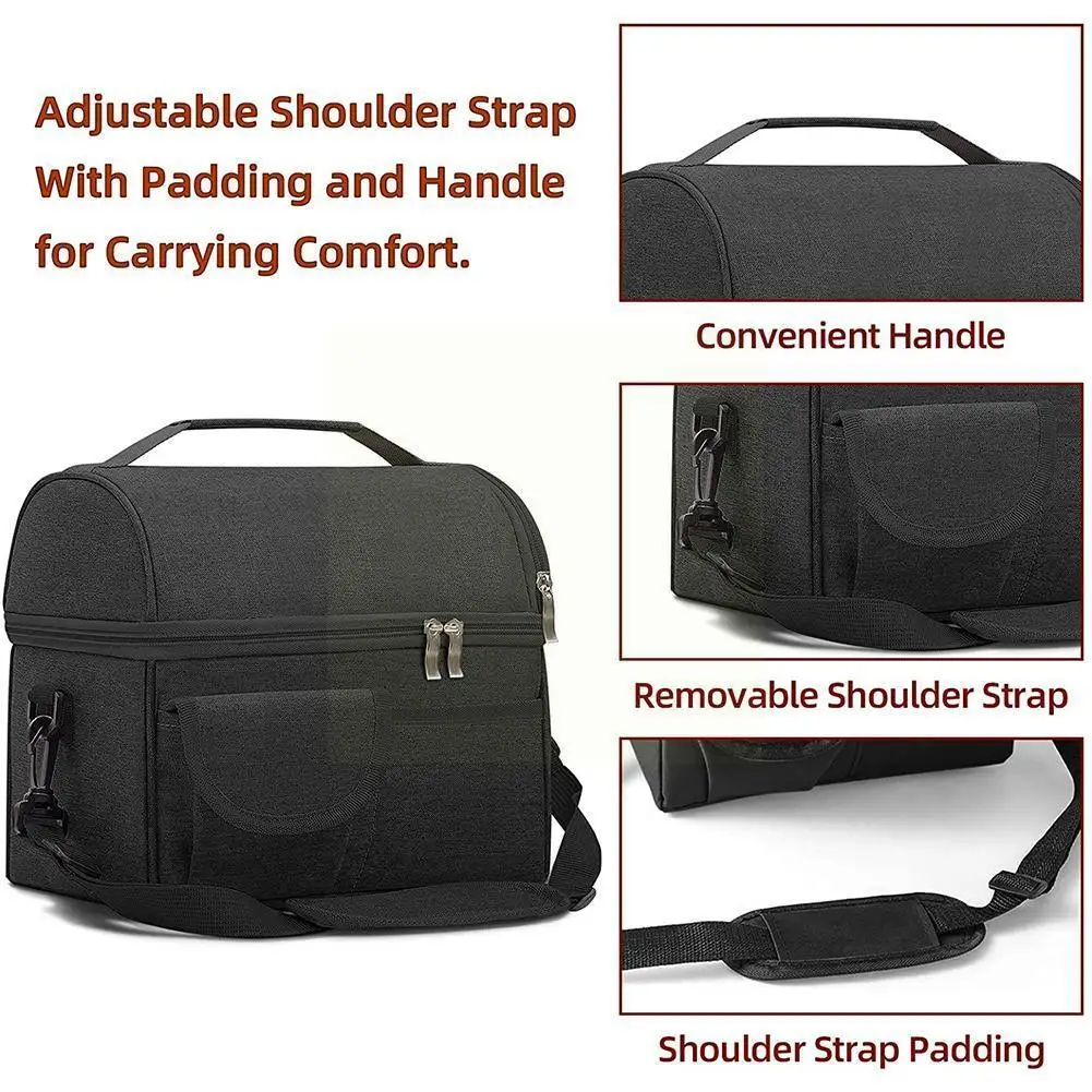 Double Insulation Bag Large Ice Bag Double-Layer Insulation Lunch Insulation Fresh-Keeping Camping Food Accessories Bag Bag C7W1
Double Insulation Bag Large Ice Bag Double-Layer Insulation Lunch Insulation Fresh-Keeping Camping Food Accessories Bag Bag C7W1