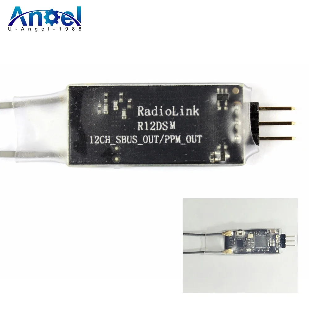 Radiolink R12DSM 2.4G 12 Channels Receiver for Radiolink Transmitters AT9 AT9S AT10 AT10II
Radiolink R12DSM 2.4G 12 Channels Receiver for Radiolink Transmitters AT9 AT9S AT10 AT10II